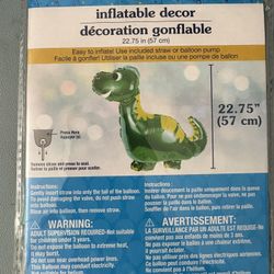 Inflatable Dinosaur Party Balloon 