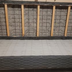 Queen Box Spring Frame  And Metal Support 