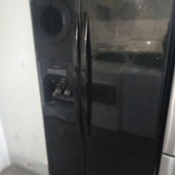 Black Kenmore Elite Side By Side Fridge Fully Functional 