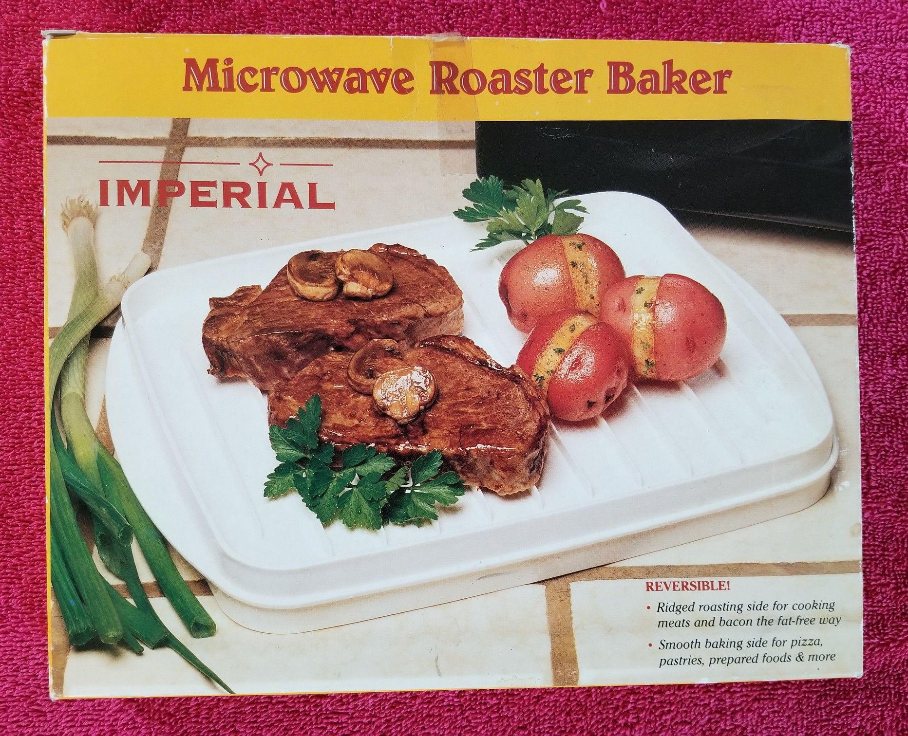 Imperial Microwave Roaster Baker Cooking Tray