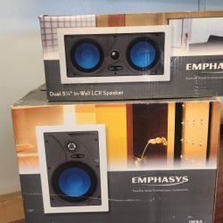 Emphasys IW-85 and WL50 speakers