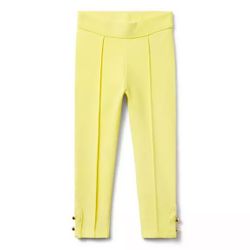 New Janie and Jack BUTTON CUFF PONTE PANT size 12 kids 
