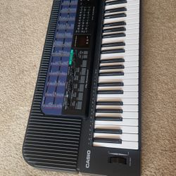 Casio Keyboard Comes With Charger And Book