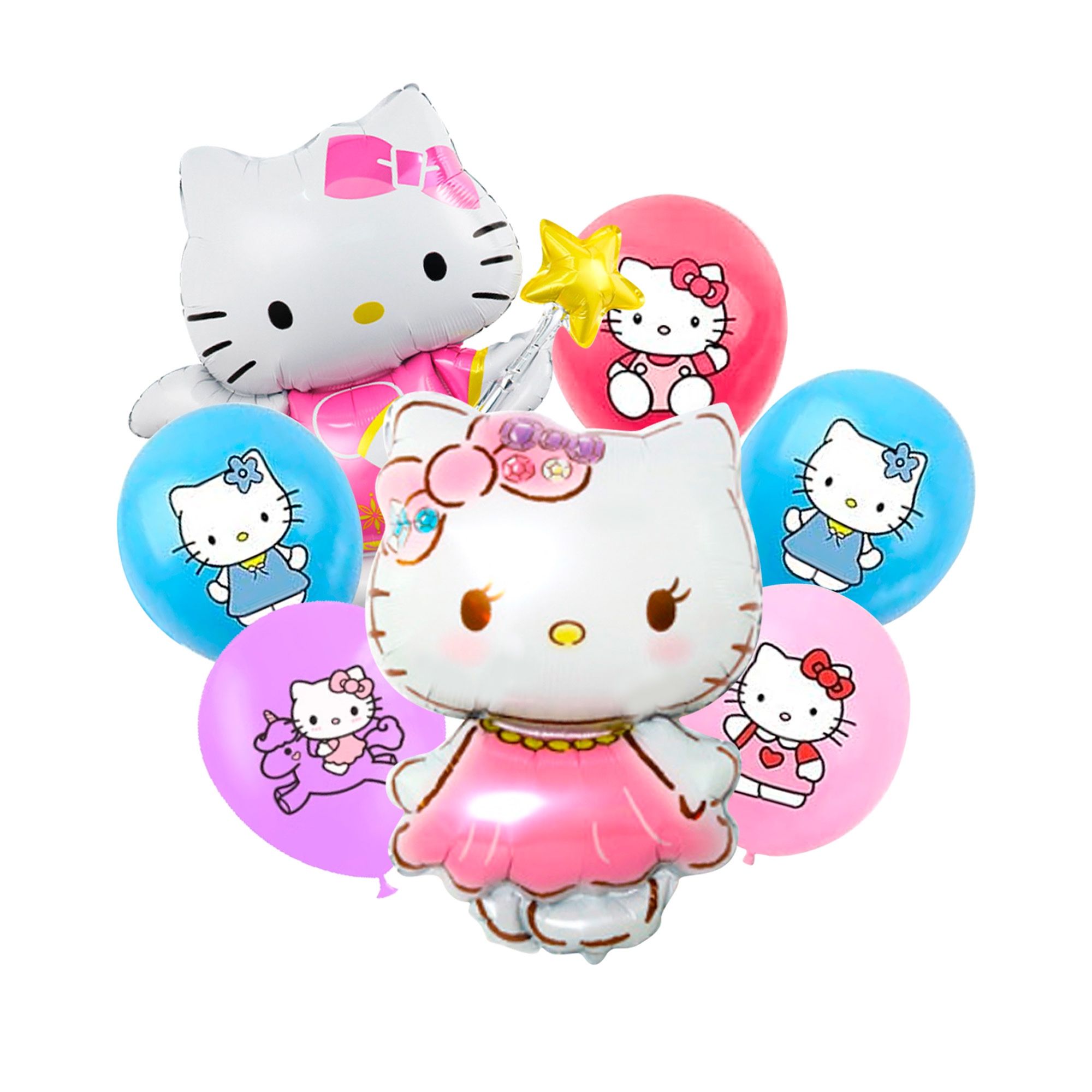 18pcs Hello Kitty Balloon Party Decorations (New, Unopened)