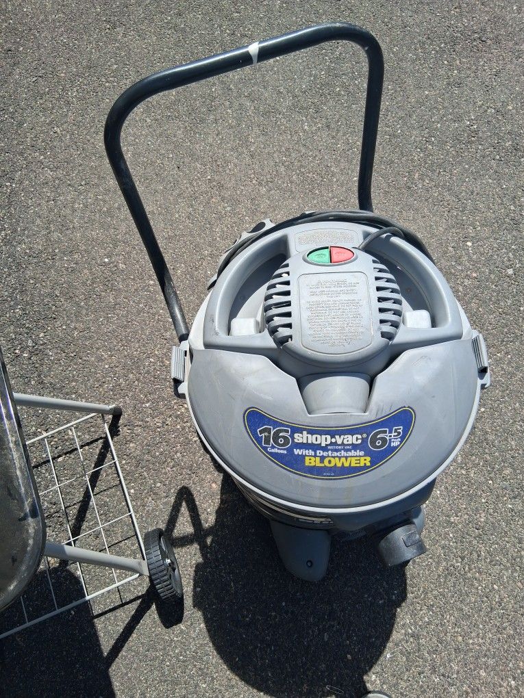 Shop Vacuum On Wheels