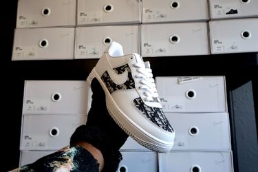 Dior white customized 5.5 women’s to size 11 men