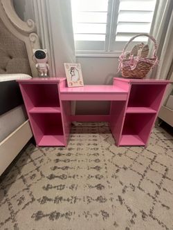 Pink Desk/ Vanity for Girls