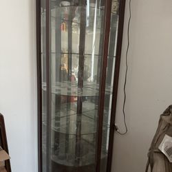 Corner Curio Cabinet 