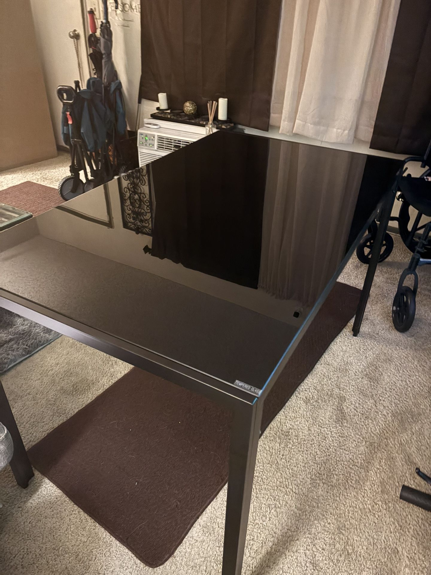 4 Person Black Dining Room Table With Chairs 