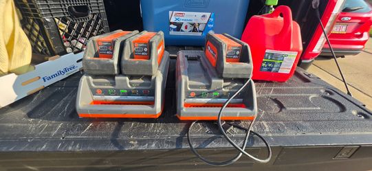 Hoover 40v batteries and chargers