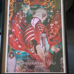 Guillermo Del Toro's Frankenstein Art poster by James Jean