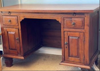 Desk - solid teak wood