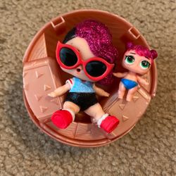 Lol Glitter Series - Rocker and Sister - rare