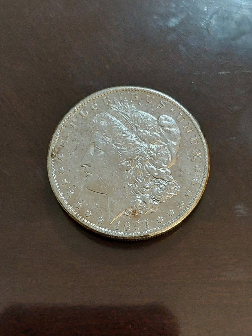 1897s Morgan Silver Dollar, High Grade Better Date