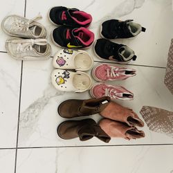 Girls Shoes Size 4-5 Only Grey Puma Are Size 3 