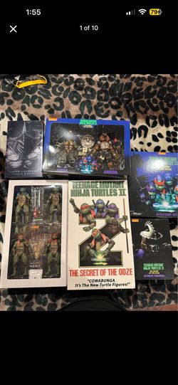 Neca TMNT 2 Secret of the Ooze Lot (read description)
