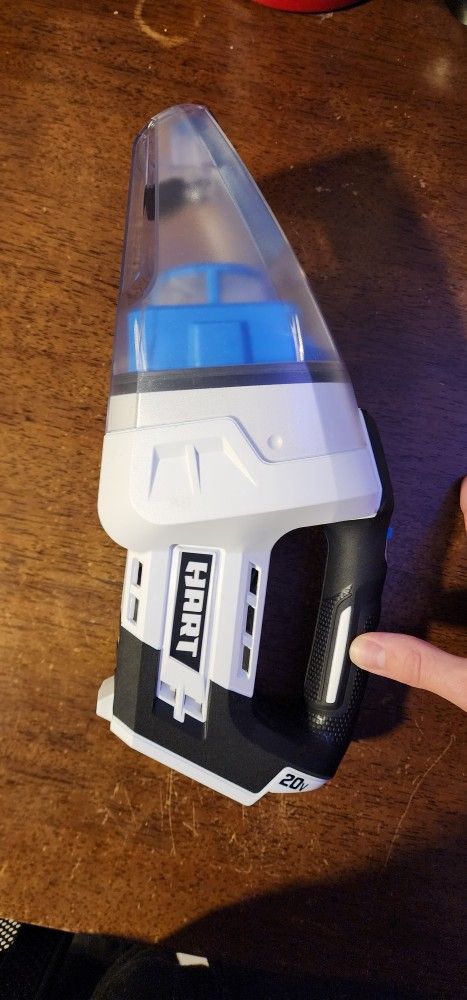 Hart Portable Vacuum. Note No Battery Or Charger)