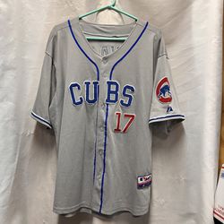 MLB Chicago Cubs #17 BRYANT Majestic Cool Base Embroidered Jersey