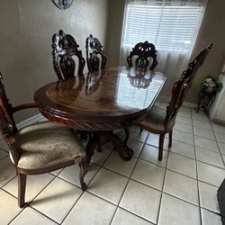 Large Antique Table (with Chairs)