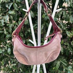 Coach Pink Soho Hobo Mini Y2K