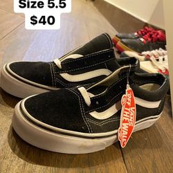 Size 5.5 Vans 