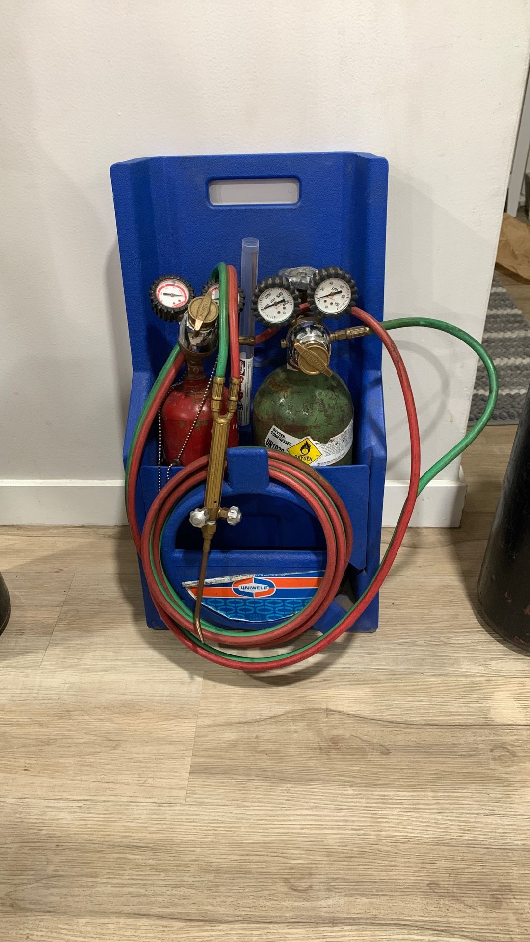 Uniweld Torch Set Full Tank For Blazing
