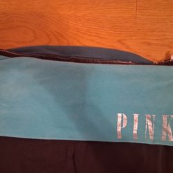 Blue PINK Victoria's Secret Foldover Leggings 