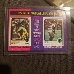 MLB Baseball Cards 1975 Topps Pete Rose Reggie Jackson