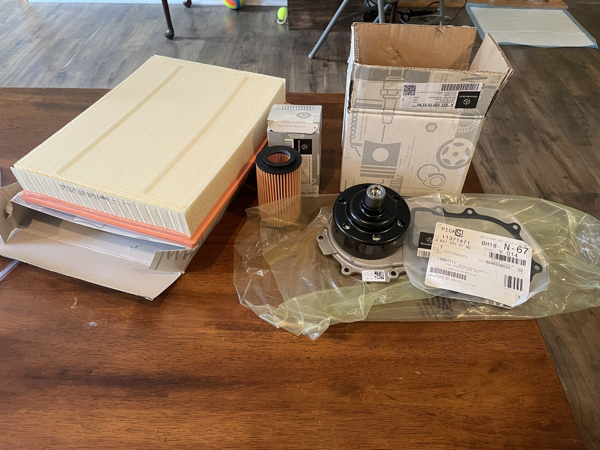2014 Sprinter New Water Pump And Filters