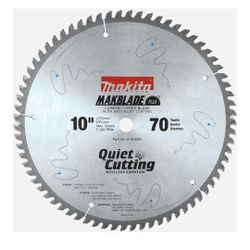 MAKITI 10" 70 TEETH MITER SAW BLADE. 
