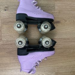 Girls Purple Roller skates