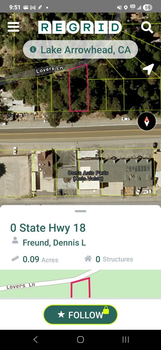 Three Nice Lots On Highway 18 In Rim Forest Lots Of Traffic