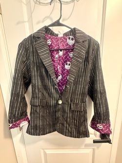 Jack Skellington Kids Costume Blazer ands pants 12/14