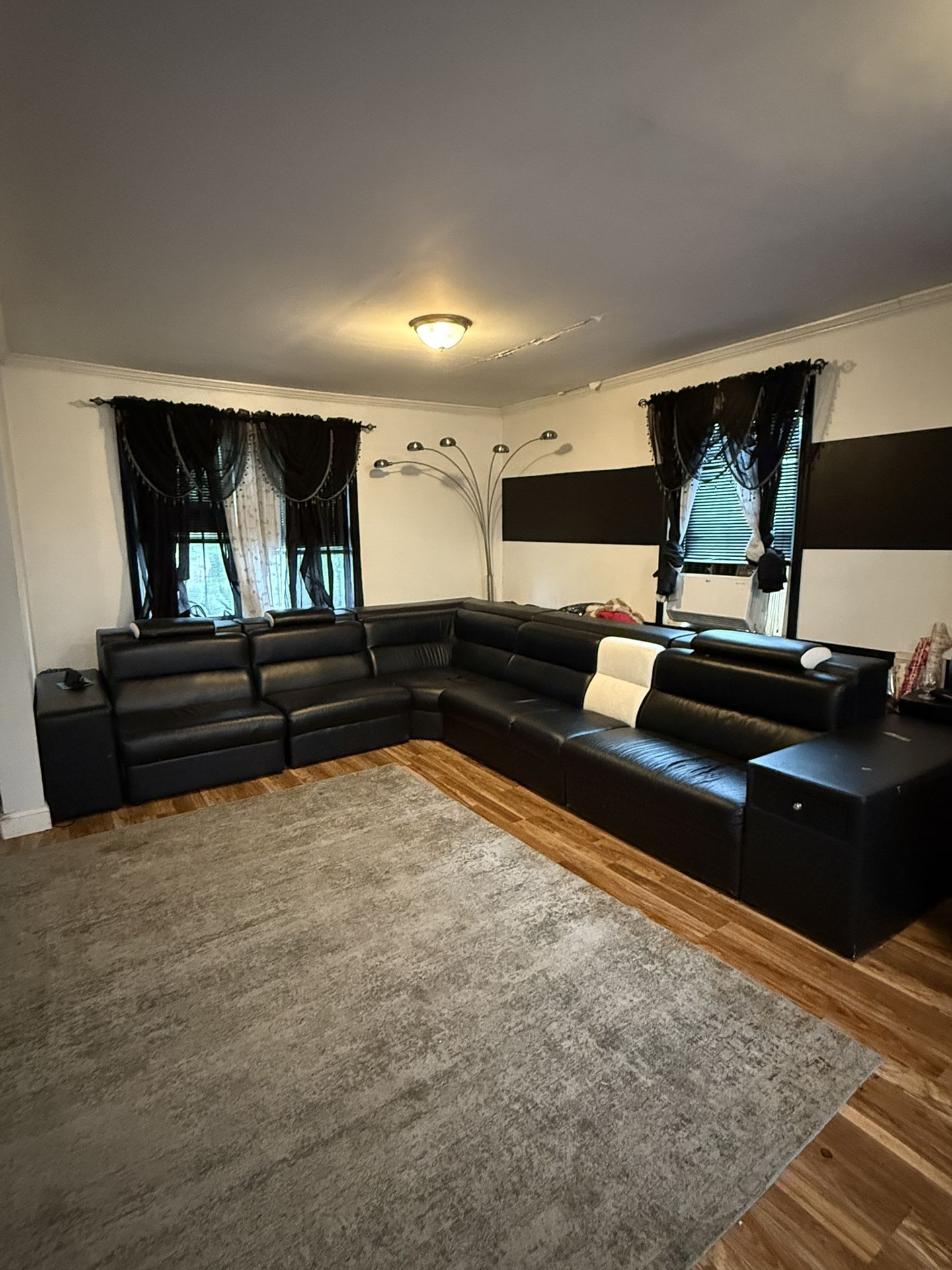 L Shaped Leather Couch