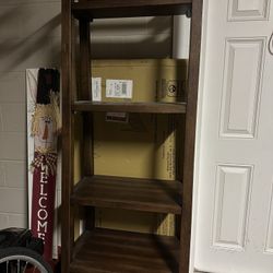Leaning Bookcase - Book Shelf 