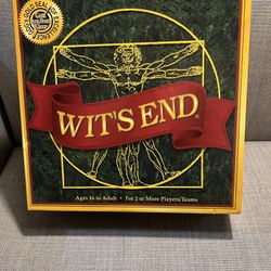 Wit's End Trivia Board Game   