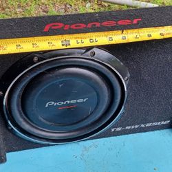 2) Boss Subwoofers  And 1)pioneer Sub