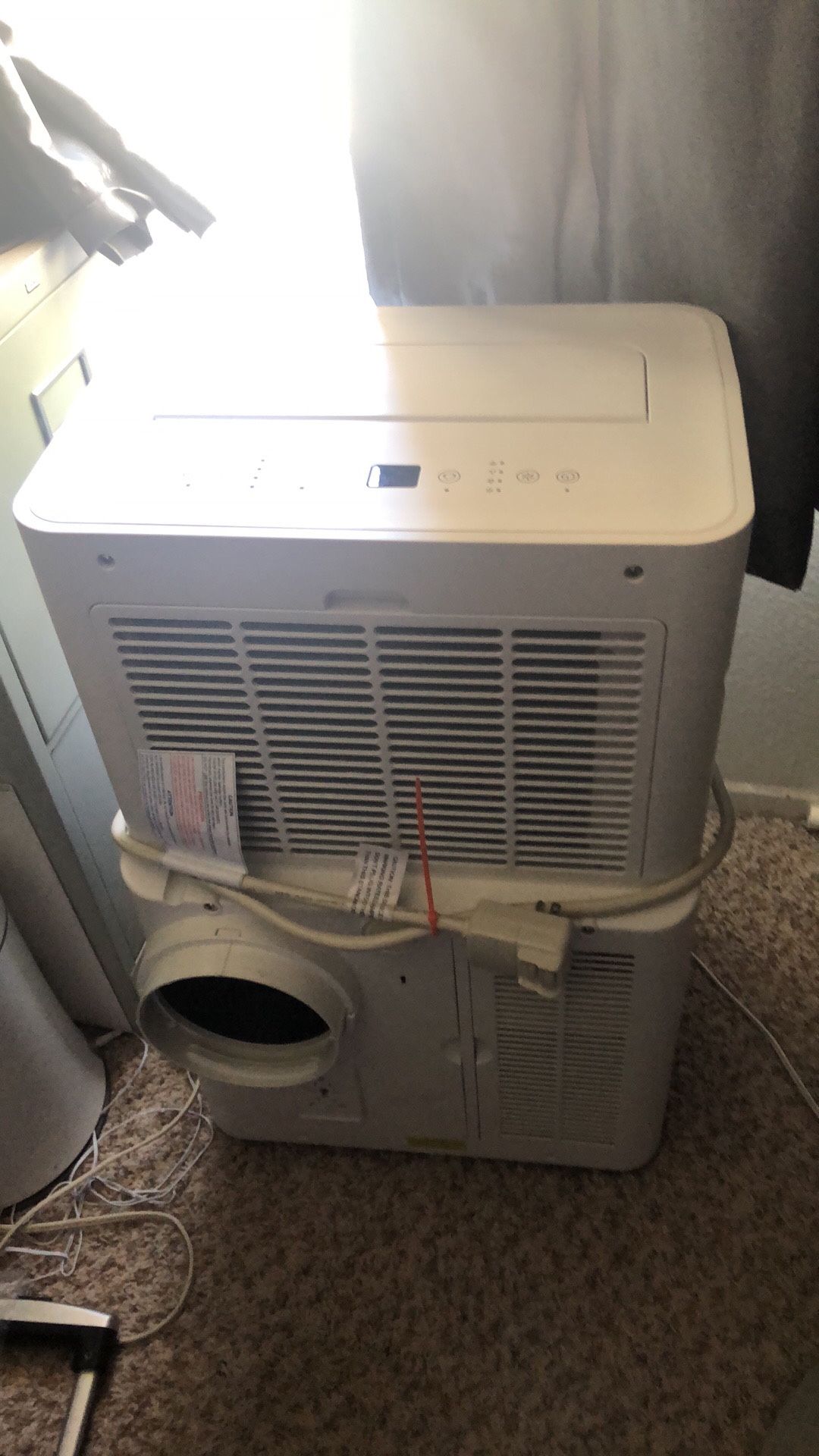 AC Unit -Portable AC Unit On Wheels 🛞 & Remote Control With New Hose & Window Attach -14000 BTU — 🥶 Cools 650 Sq Ft