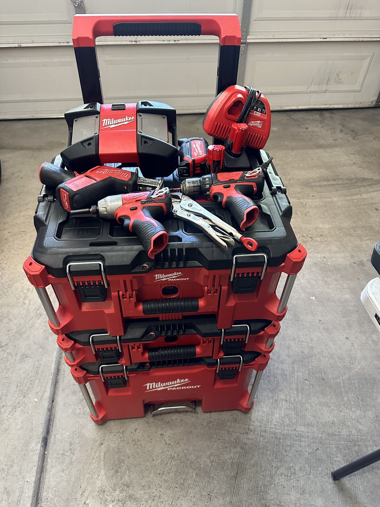 Milwaukee Packout And Assorted Tools