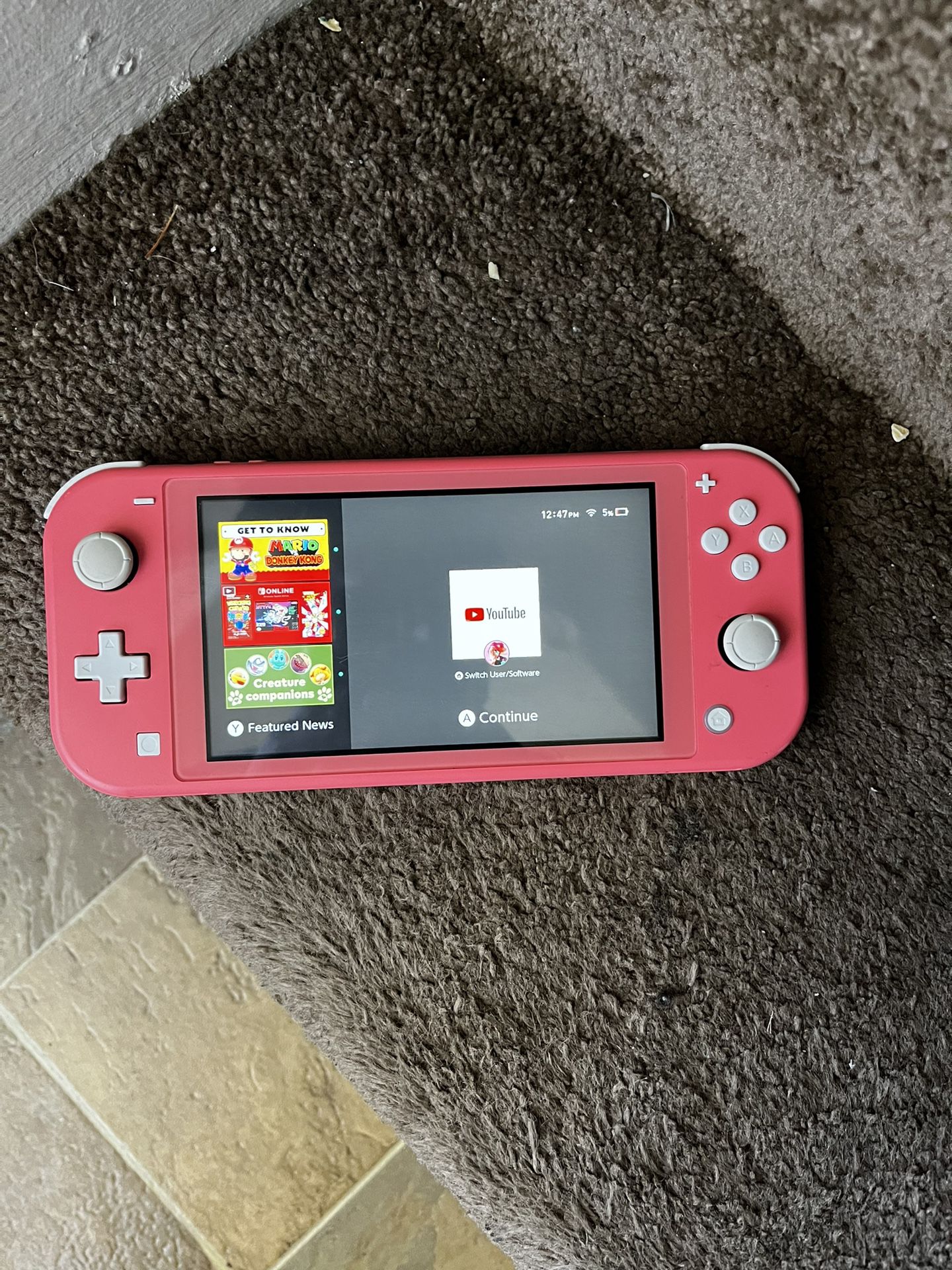 Nintendo switch Pink
