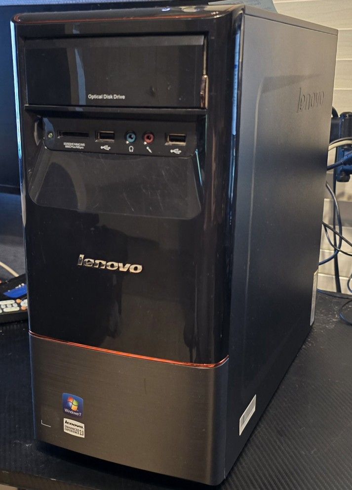 DeskTop PC. AMD 📓 LENOVO H415- Windows 11 🔌 2.20GHz CPU / 8.0GB. RAM / 500GB. HDD. Tower Only - Work Good ✔️