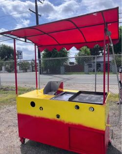 Carrito para venta de hotdogs