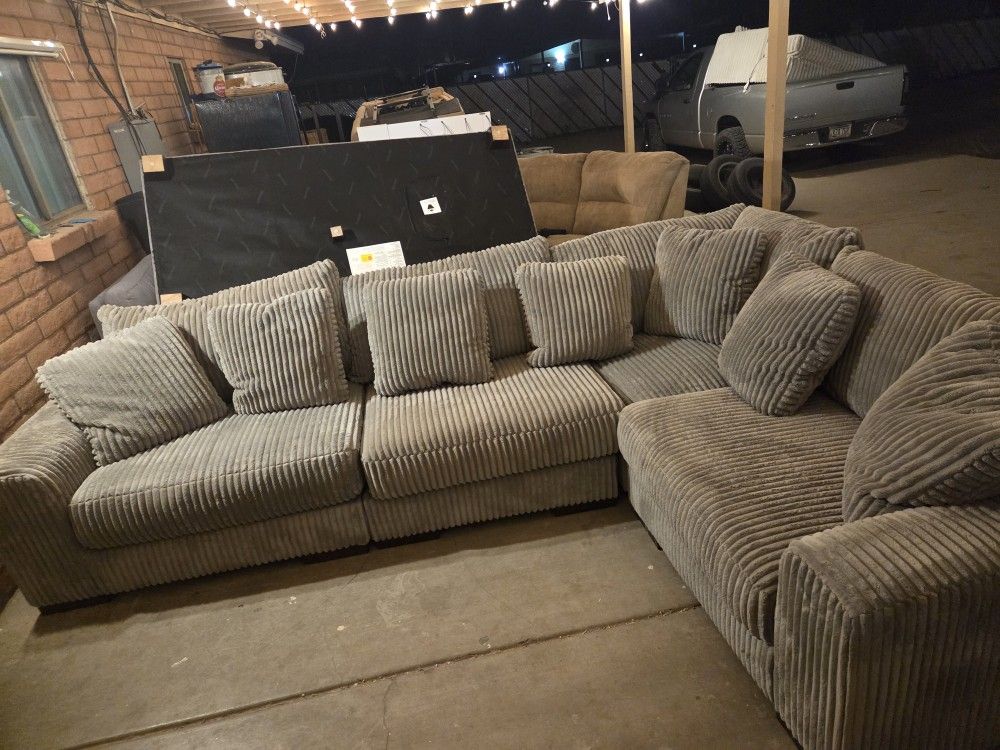 Beautiful Grey Sectional