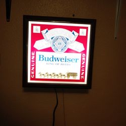 Vintage Budweiser Sign 