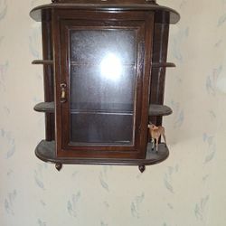 Two Antique Display Cabinets 