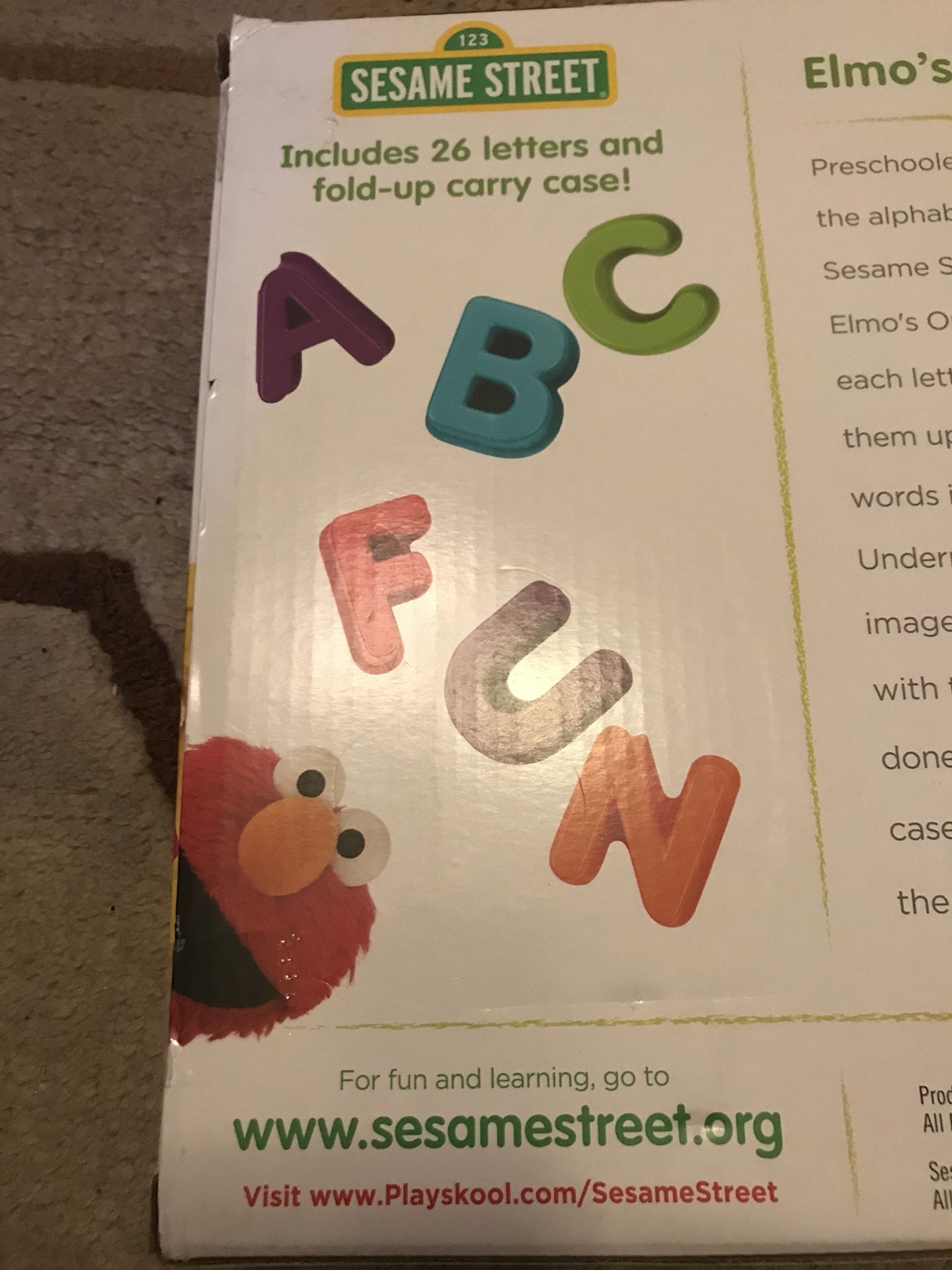 Sesame Street On The Go Letters And Numbers for Sale in City Of Industry,  CA - OfferUp