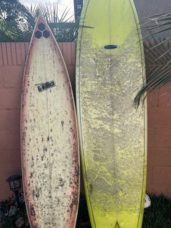 Two surfing boards $180 for both