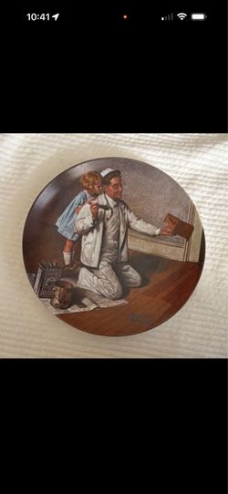 Knowles Norman Rockwell Heritage Collection Porcelain Collector Plate Limited Ed