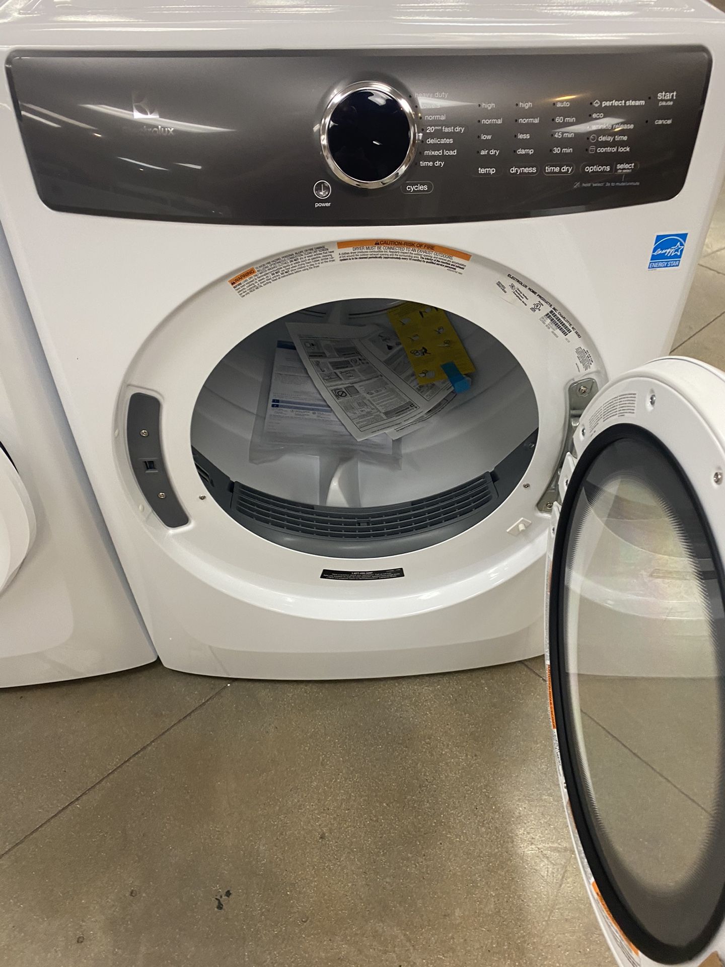 Electrolux washer and dryer set