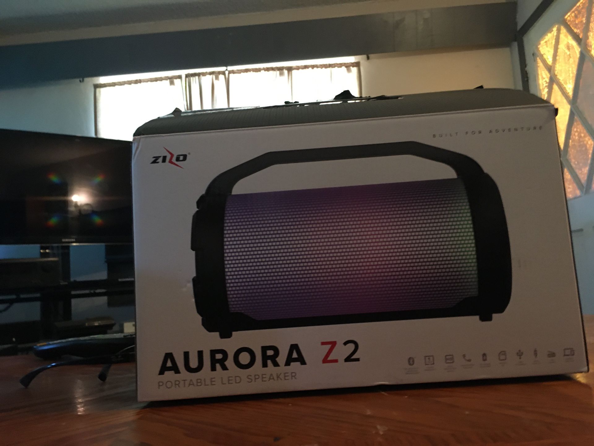 Brand new aurora z2 portable Bluetooth speaker led light show